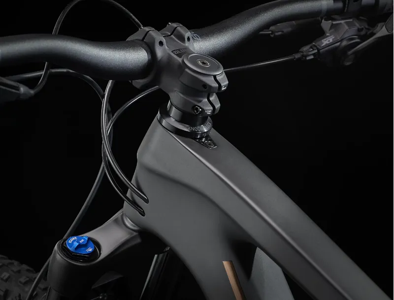 Trek Top Fuel 9.7 Full Suspension Mountain Bike 2024 in Raw Carbon-6